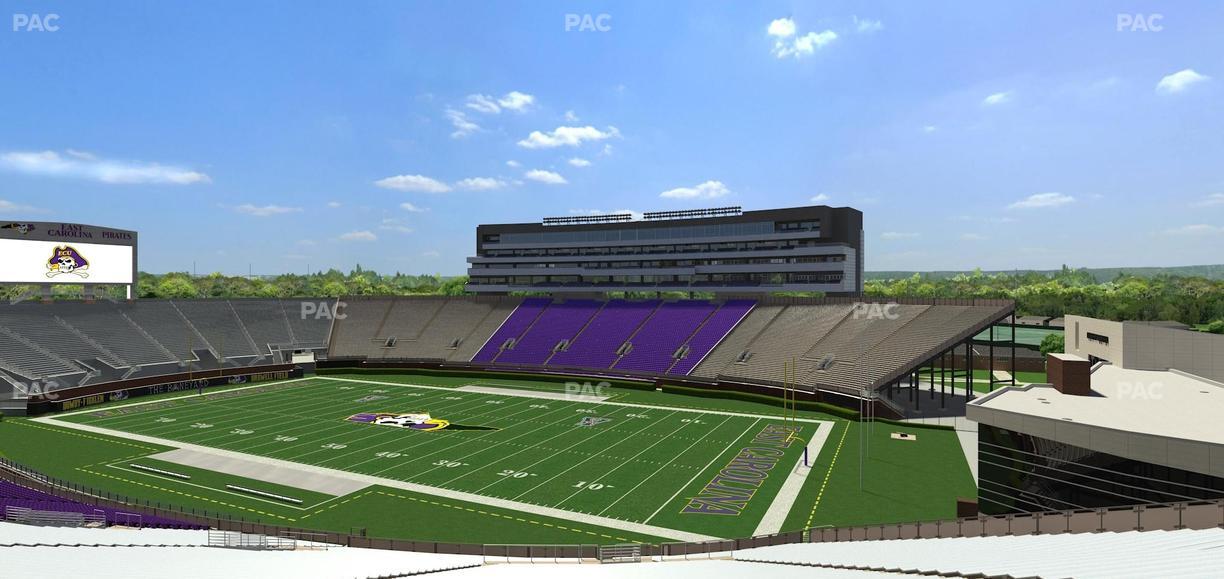 Dowdy-Ficklen Stadium - Section 13 Seat View
