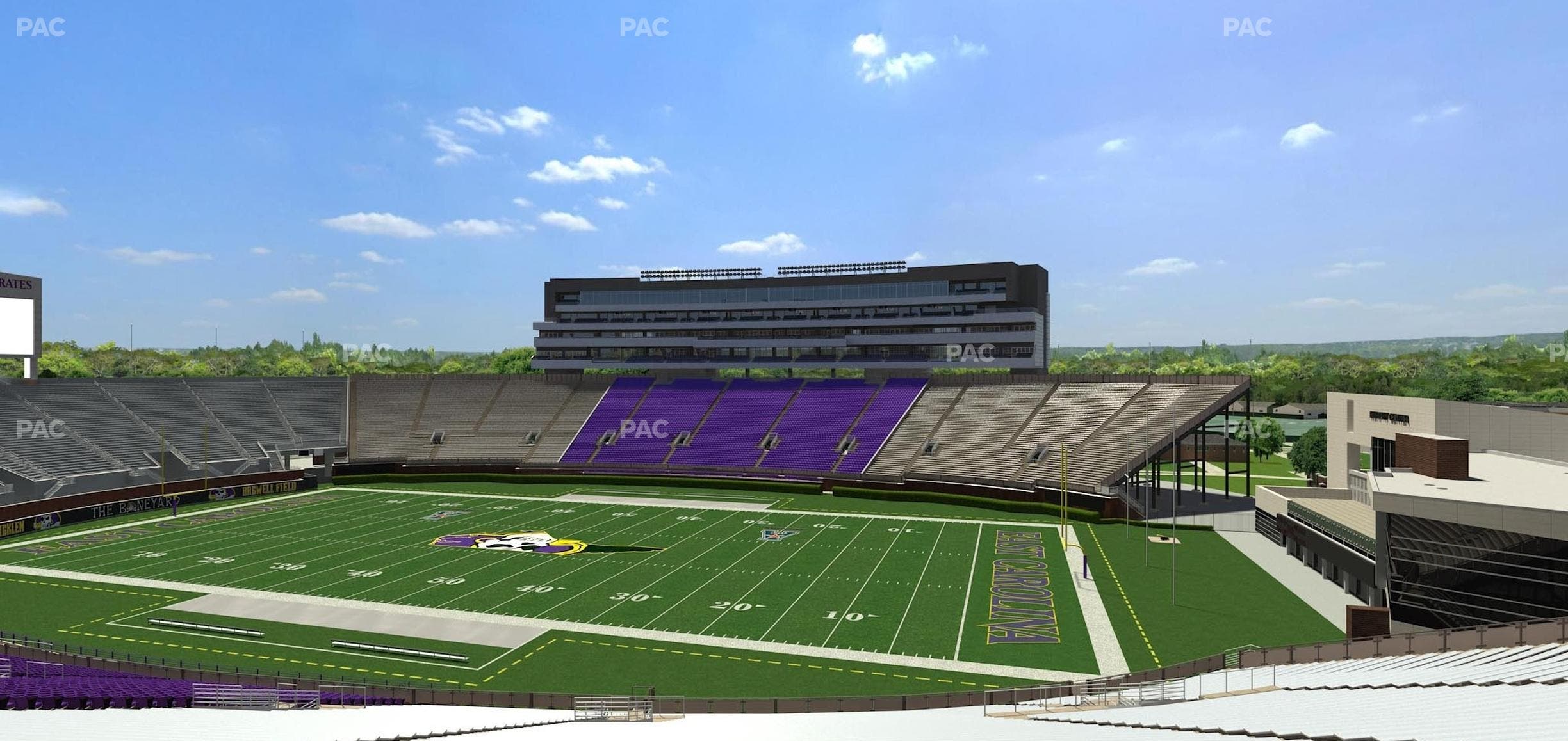 Dowdy-Ficklen Stadium - Section 14 Seat View