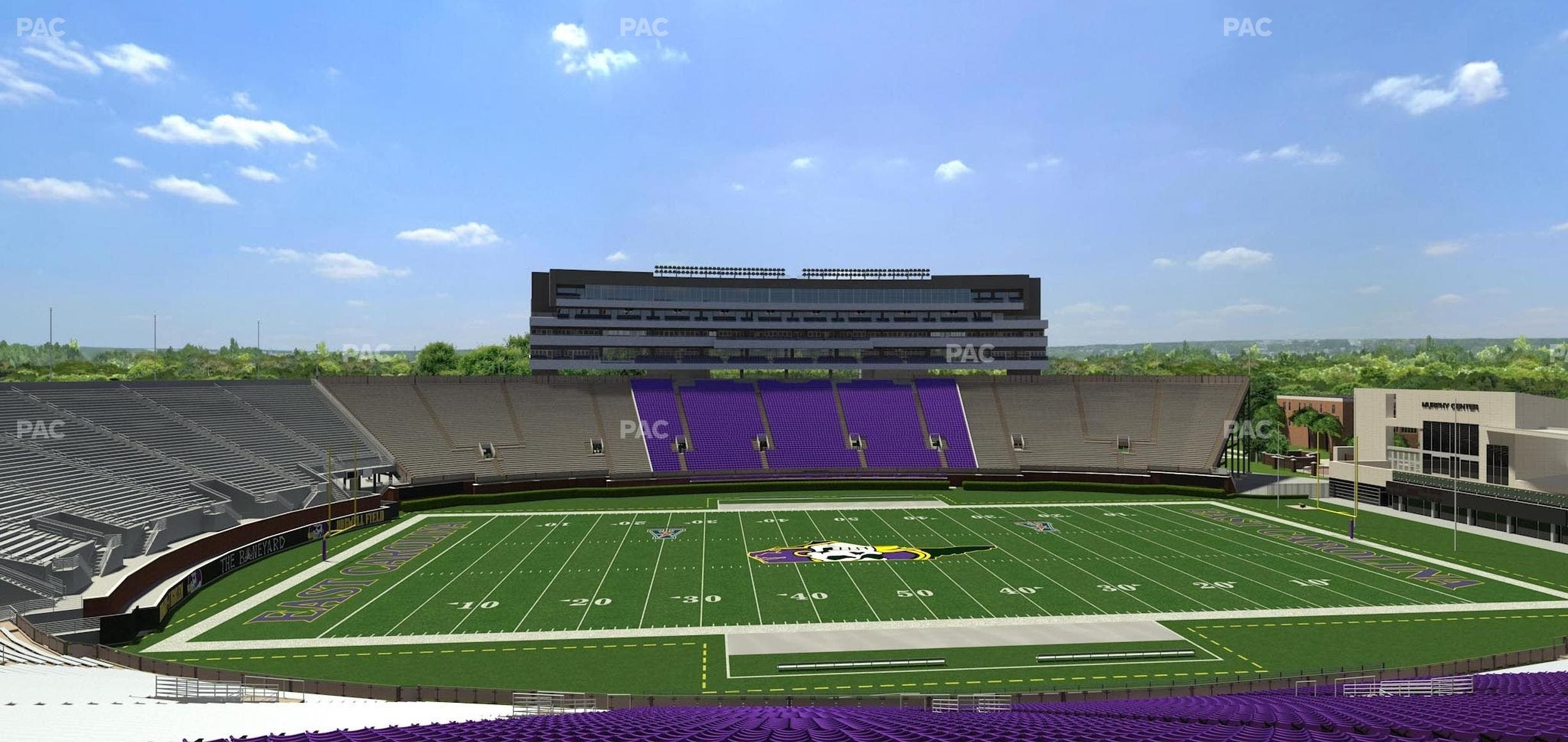 Dowdy-Ficklen Stadium - Section 18 Seat View