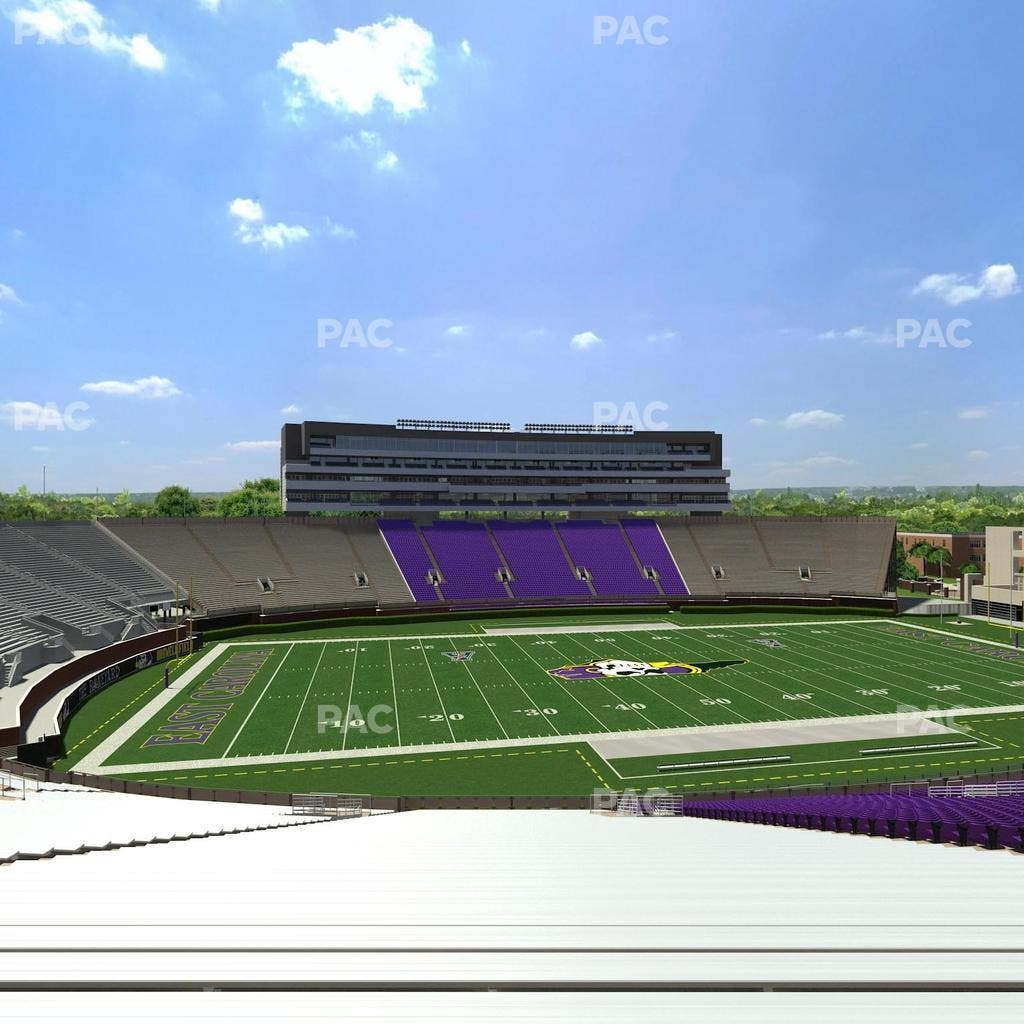 Dowdy-Ficklen Stadium - Section 19 Seat View