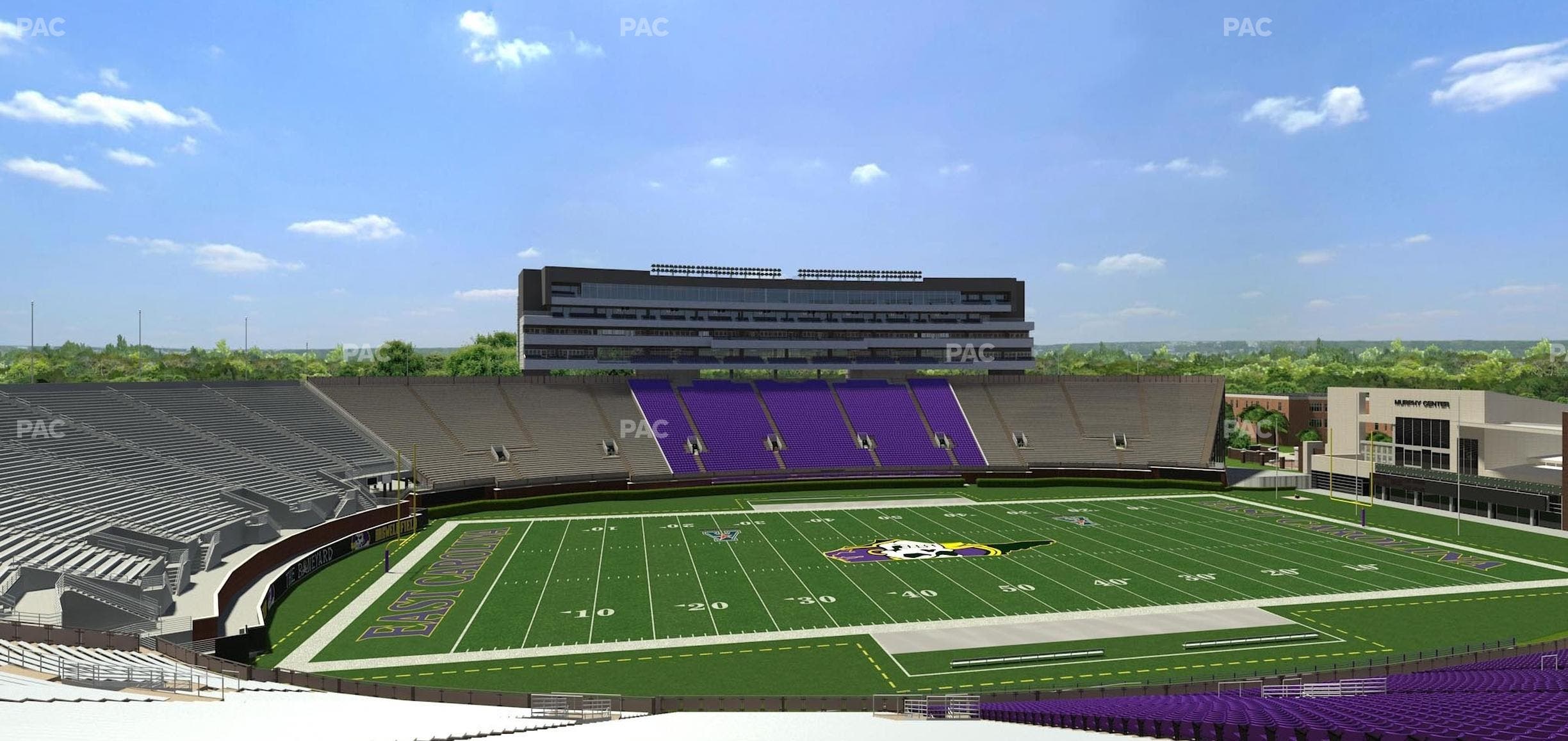 Dowdy-Ficklen Stadium - Section 19 Seat View