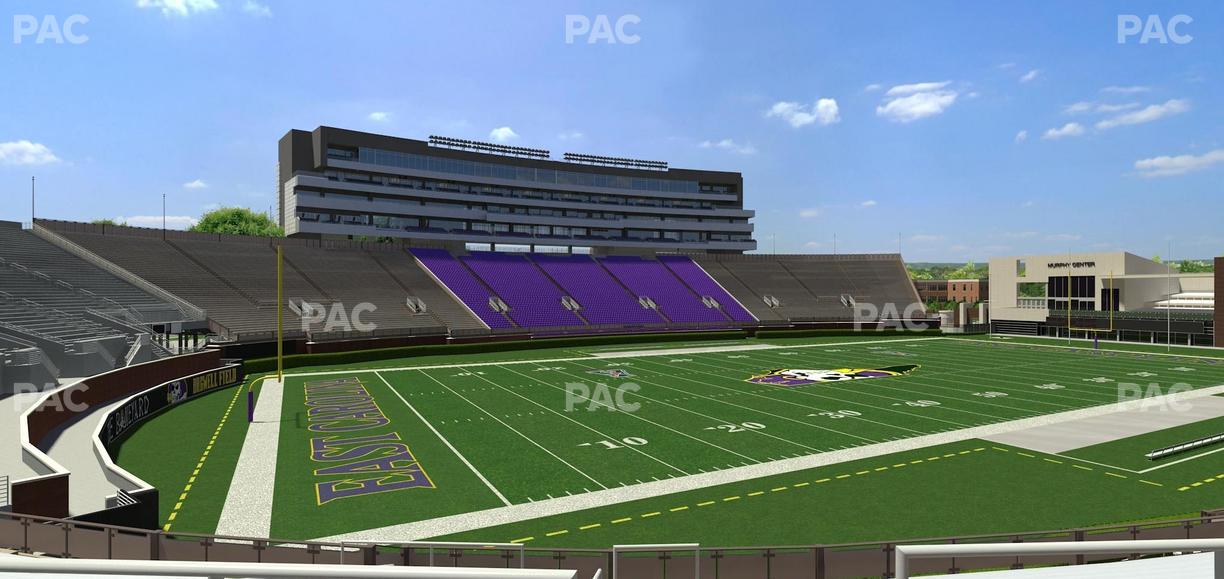 Dowdy-Ficklen Stadium - Section 21 Seat View