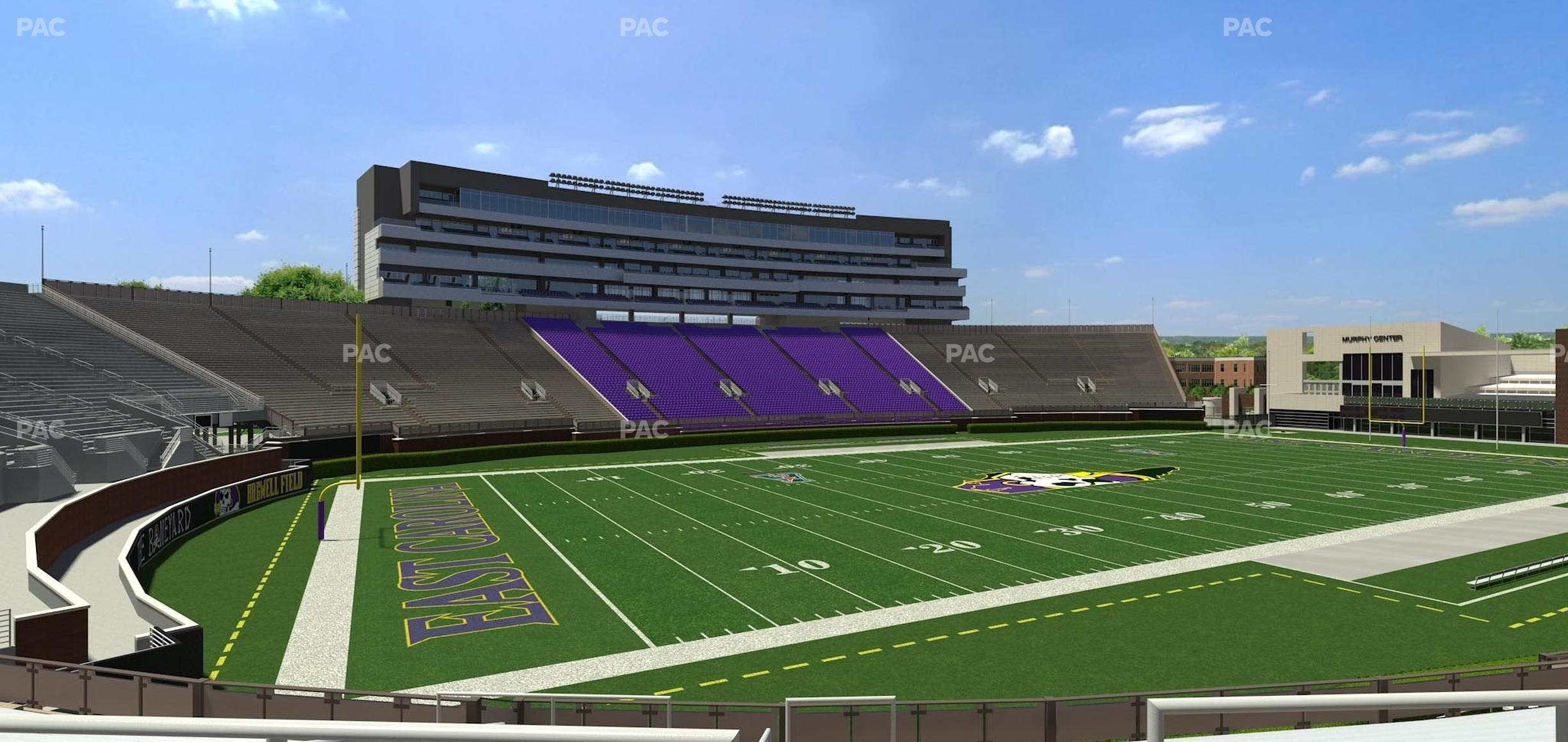 Dowdy-Ficklen Stadium - Section 21 Seat View