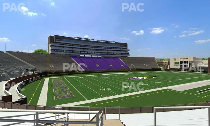 Dowdy-Ficklen Stadium - Section 21 Seat View