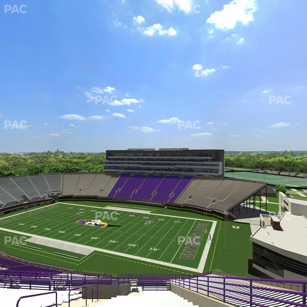 Dowdy-Ficklen Stadium - Section 213 Seat View