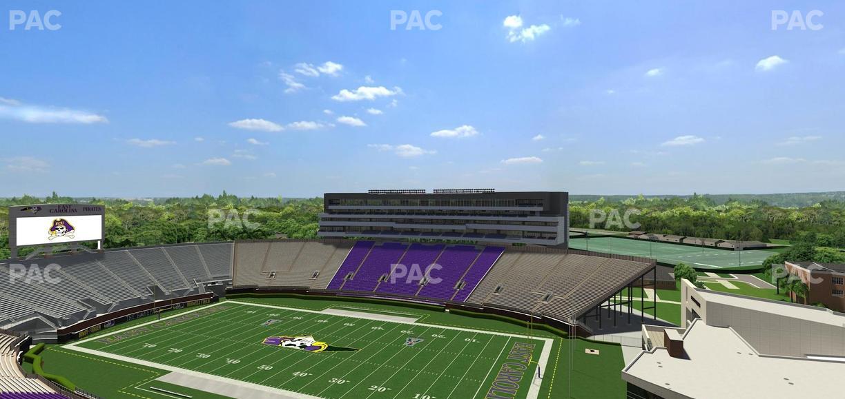 Dowdy-Ficklen Stadium - Section 213 Seat View