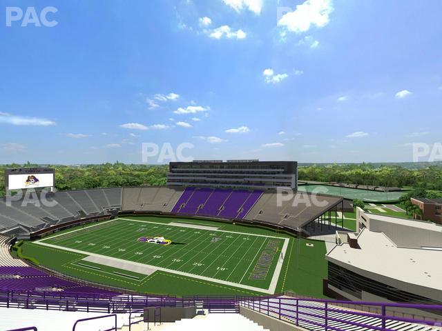 Dowdy-Ficklen Stadium - Section 213 Seat View Dowdy-Ficklen Stadium - Section 213 Seat View