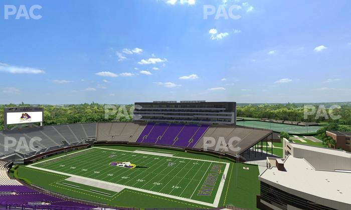 Dowdy-Ficklen Stadium - Section 213 Seat View