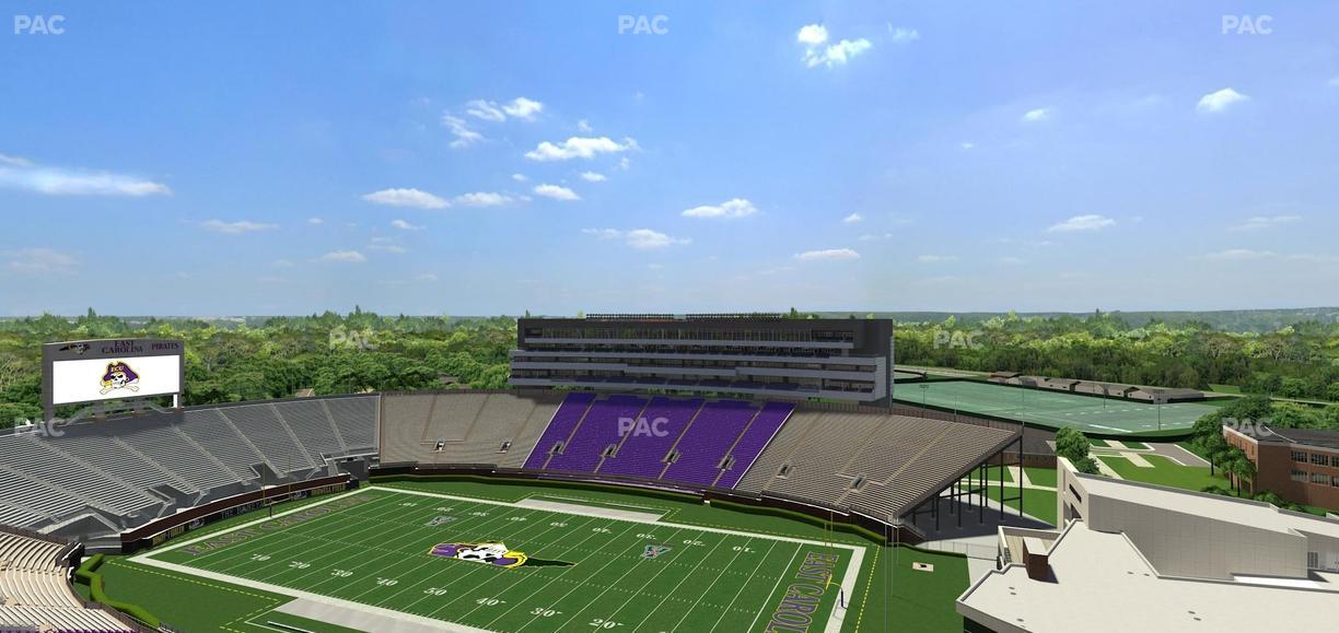 Dowdy-Ficklen Stadium - Section 213 Seat View