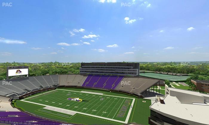 Dowdy-Ficklen Stadium - Section 213 Seat View