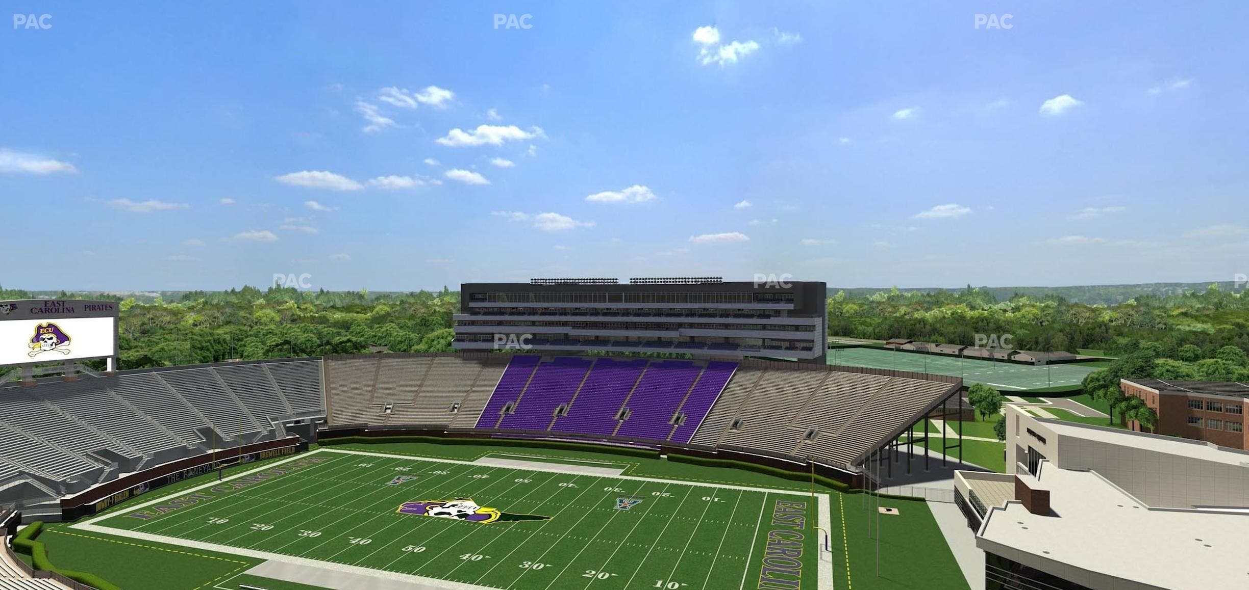 Dowdy-Ficklen Stadium - Section 214 Seat View