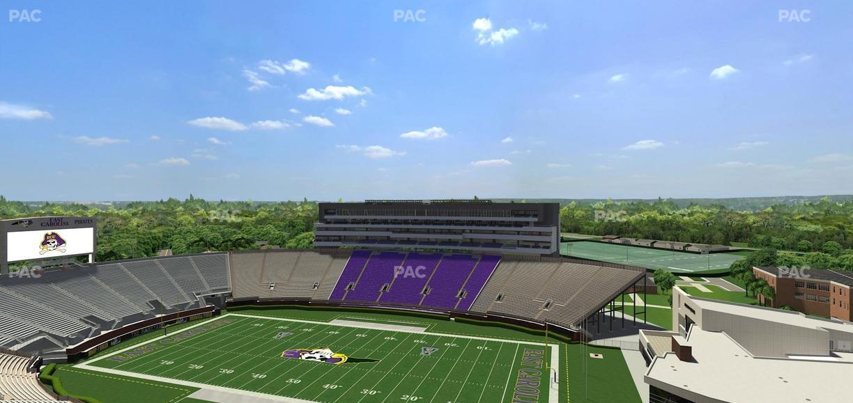 Dowdy-Ficklen Stadium - Section 214 Seat View