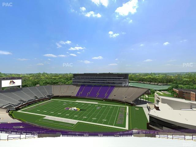Dowdy-Ficklen Stadium - Section 214 Seat View