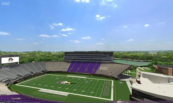 Dowdy-Ficklen Stadium - Section 214 Seat View