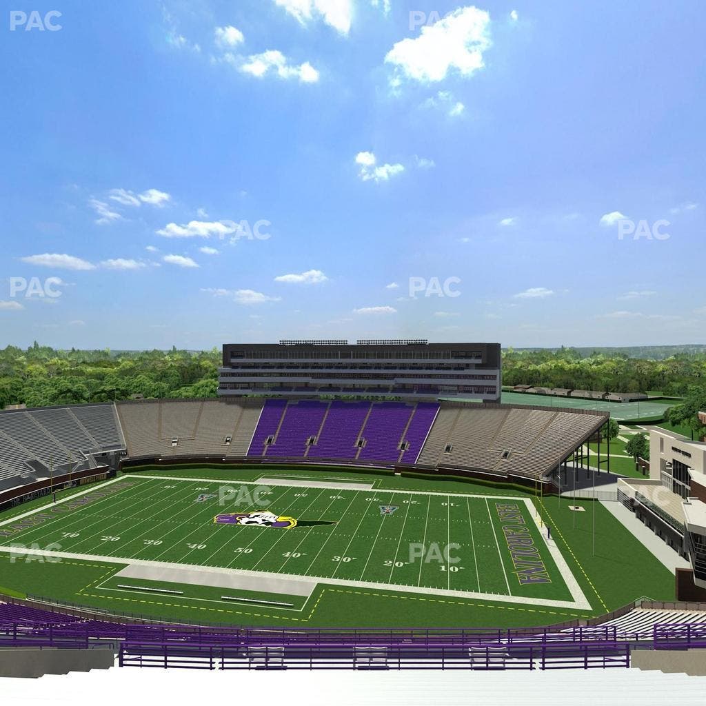 Dowdy-Ficklen Stadium - Section 215 Seat View
