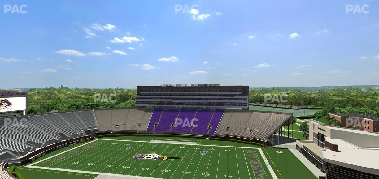 Dowdy-Ficklen Stadium - Section 215 Seat View