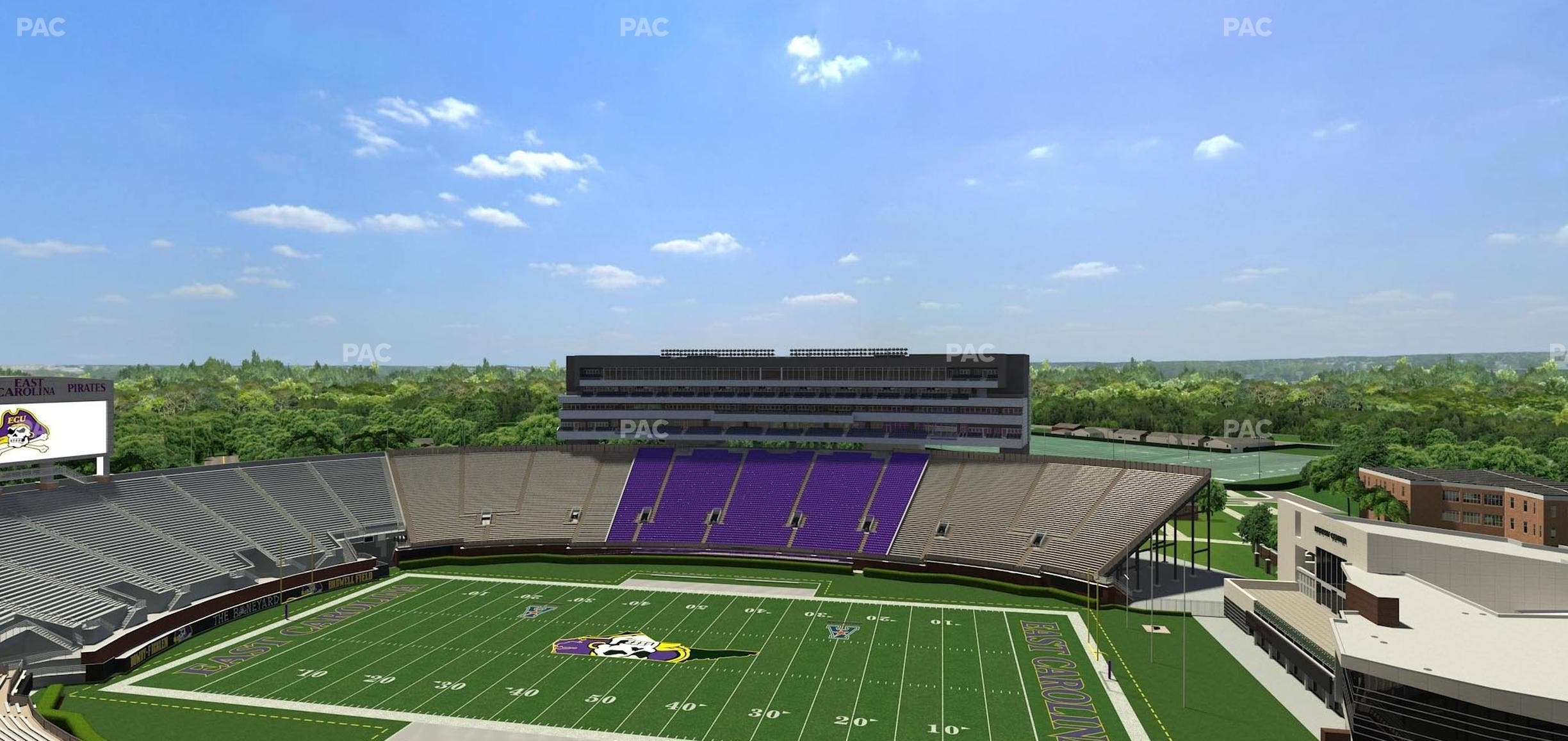 Dowdy-Ficklen Stadium - Section 215 Seat View