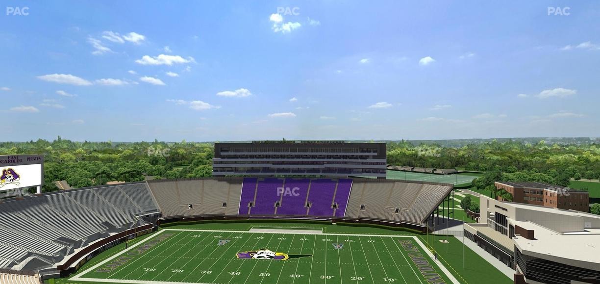 Dowdy-Ficklen Stadium - Section 216 Seat View