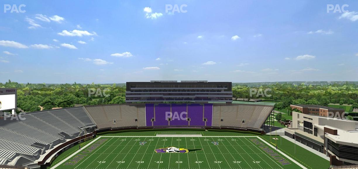 Dowdy-Ficklen Stadium - Section 217 Seat View