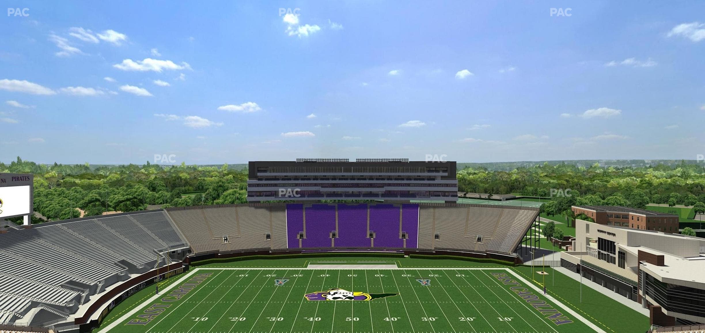 Dowdy-Ficklen Stadium - Section 217 Seat View