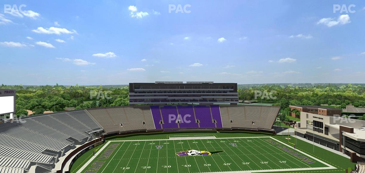 Dowdy-Ficklen Stadium - Section 218 Seat View