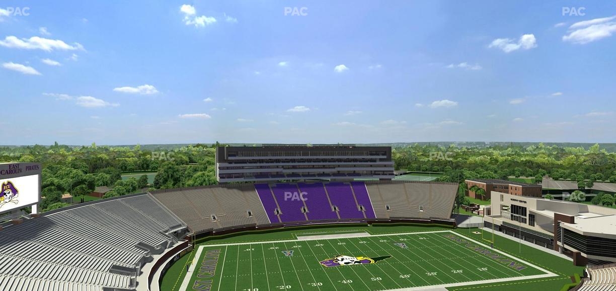 Dowdy-Ficklen Stadium - Section 219 Seat View