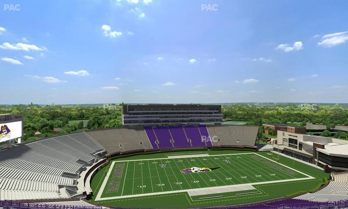 Dowdy-Ficklen Stadium - Section 219 Seat View