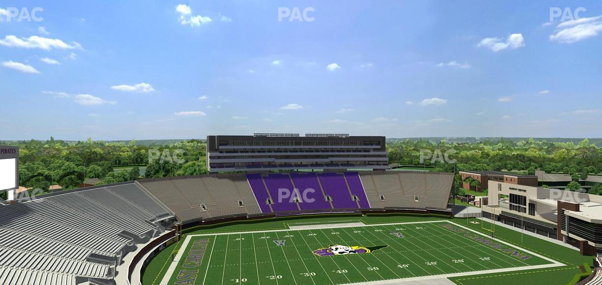 Dowdy-Ficklen Stadium - Section 219 Seat View