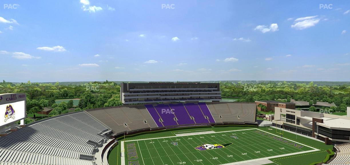 Dowdy-Ficklen Stadium - Section 220 Seat View