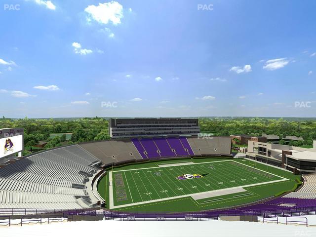 Dowdy-Ficklen Stadium - Section 220 Seat View