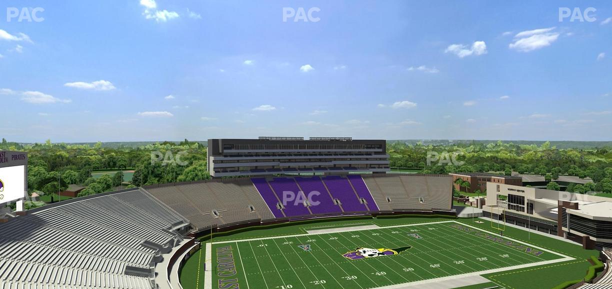 Dowdy-Ficklen Stadium - Section 220 Seat View