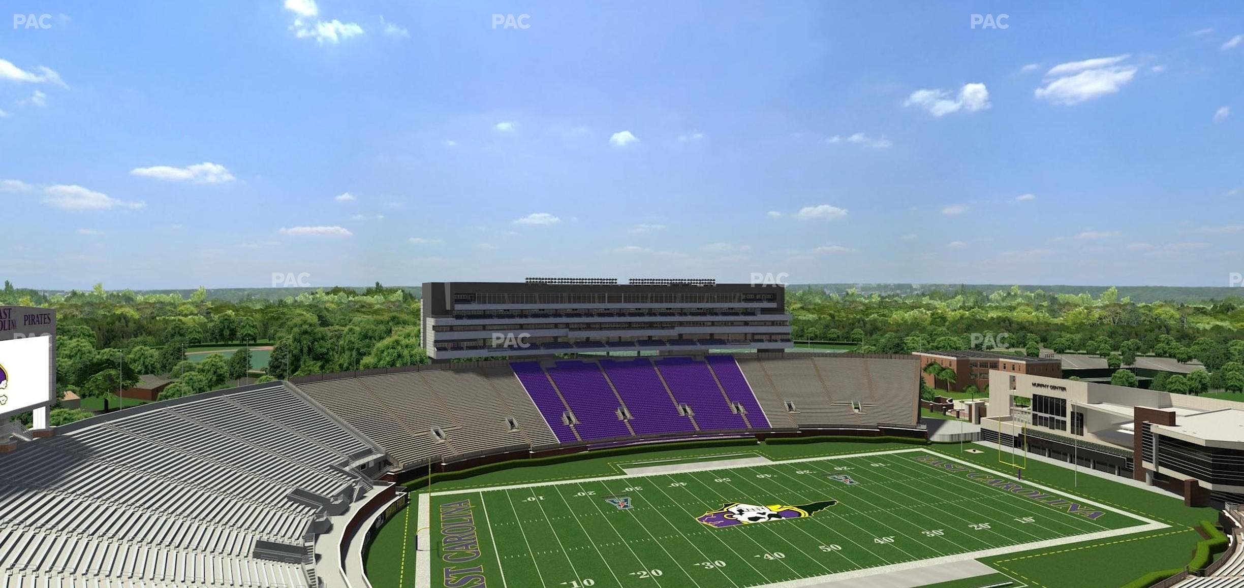Dowdy-Ficklen Stadium - Section 220 Seat View