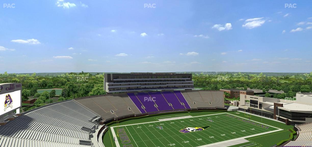 Dowdy-Ficklen Stadium - Section 221 Seat View