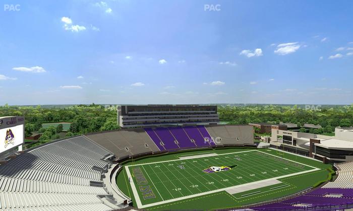 Dowdy-Ficklen Stadium - Section 221 Seat View
