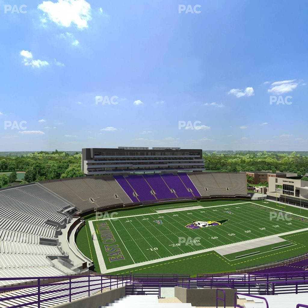 Dowdy-Ficklen Stadium - Section 221 Seat View