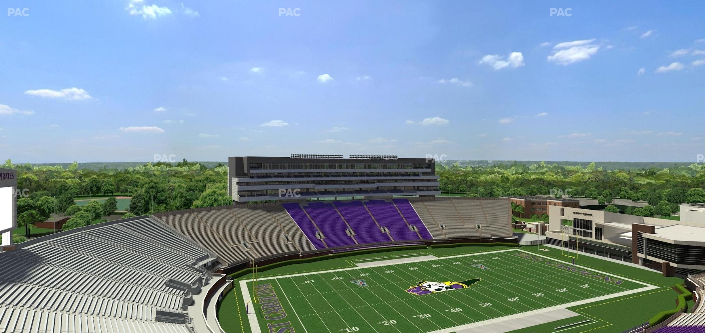 Dowdy-Ficklen Stadium - Section 221 Seat View