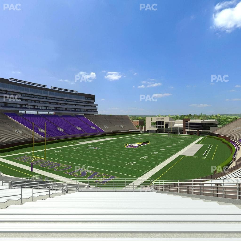 Dowdy-Ficklen Stadium - Section 23 Seat View