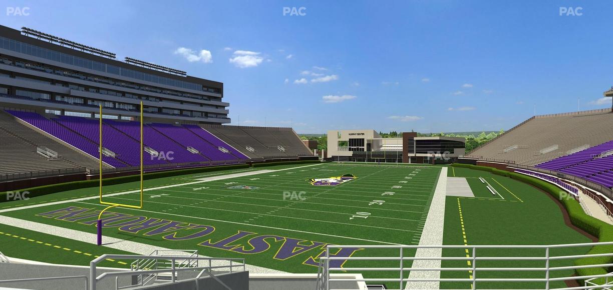Dowdy-Ficklen Stadium - Section 24 Seat View