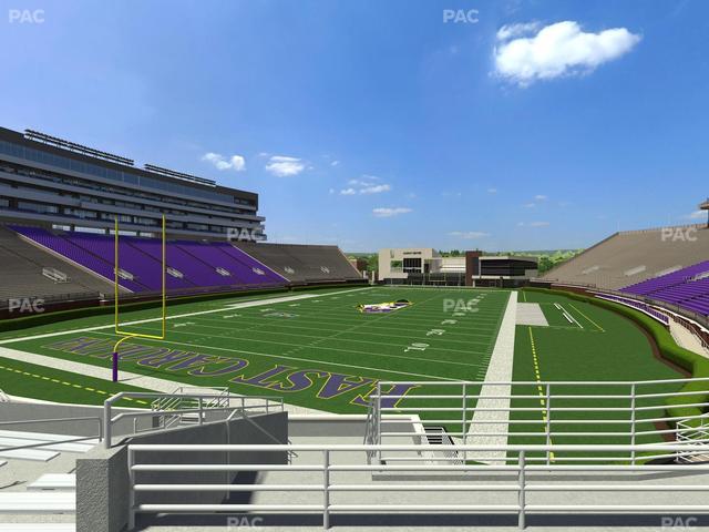 Dowdy-Ficklen Stadium - Section 24 Seat View