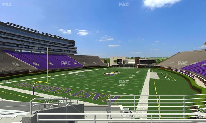 Dowdy-Ficklen Stadium - Section 24 Seat View