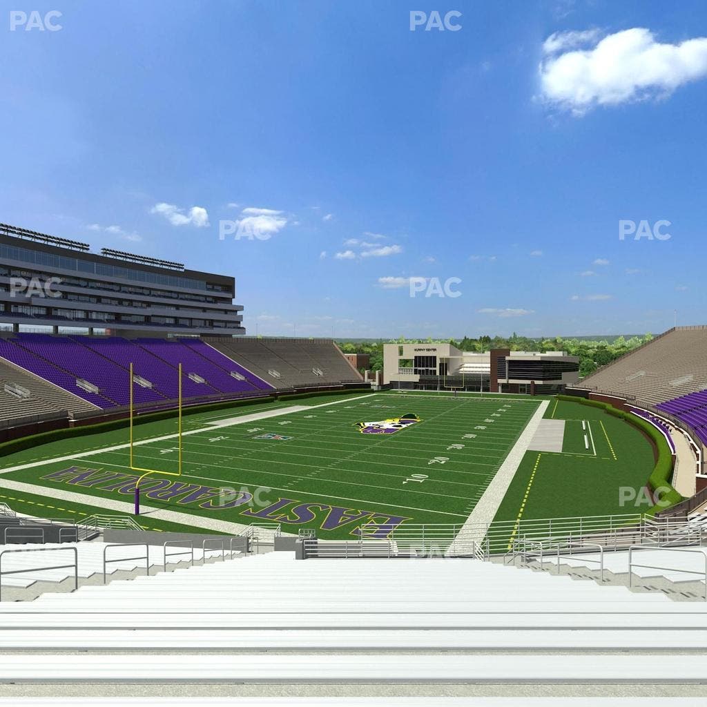 Dowdy-Ficklen Stadium - Section 24 Seat View