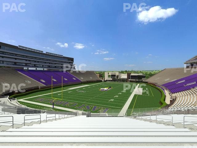 Dowdy-Ficklen Stadium - Section 24 Seat View