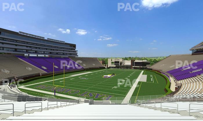 Dowdy-Ficklen Stadium - Section 24 Seat View