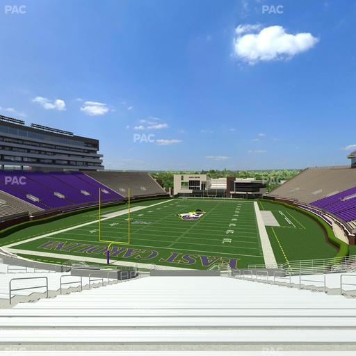 Dowdy-Ficklen Stadium - Section 25 Seat View