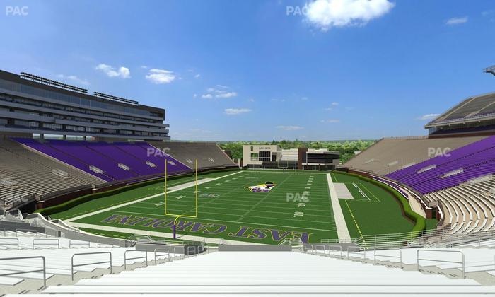 Dowdy-Ficklen Stadium - Section 25 Seat View