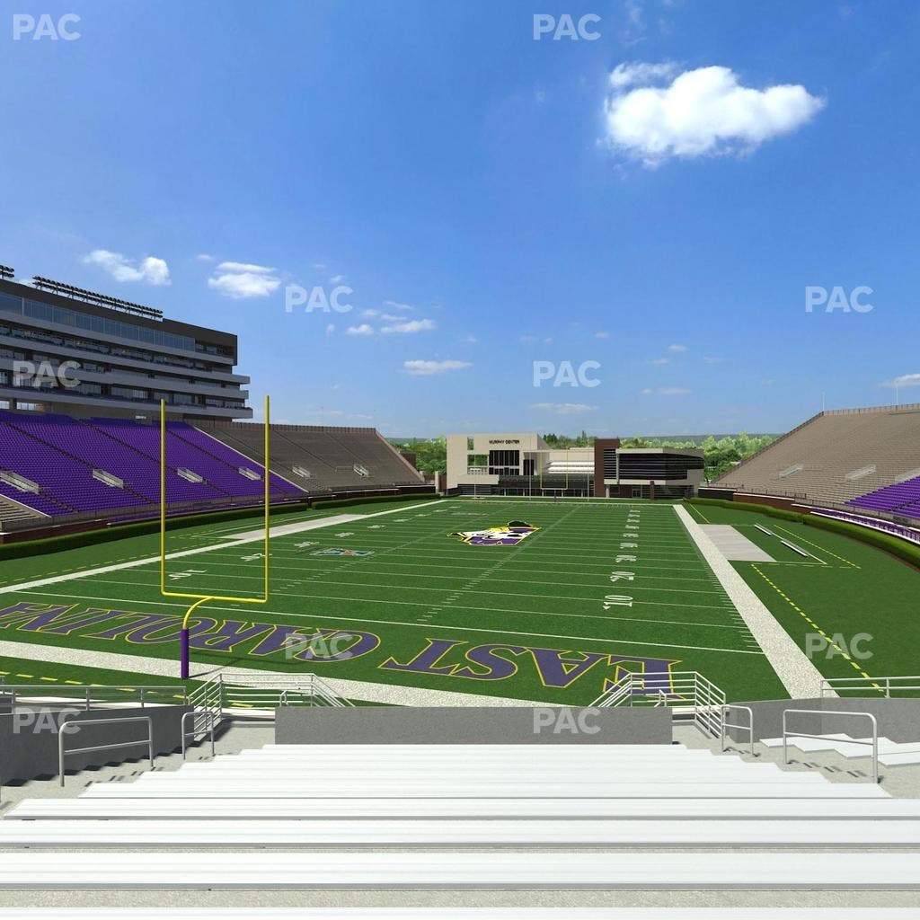 Dowdy-Ficklen Stadium - Section 25 Seat View