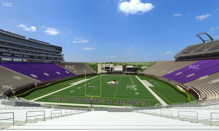 Dowdy-Ficklen Stadium - Section 26 Seat View