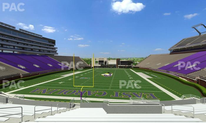 Dowdy-Ficklen Stadium - Section 26 Seat View