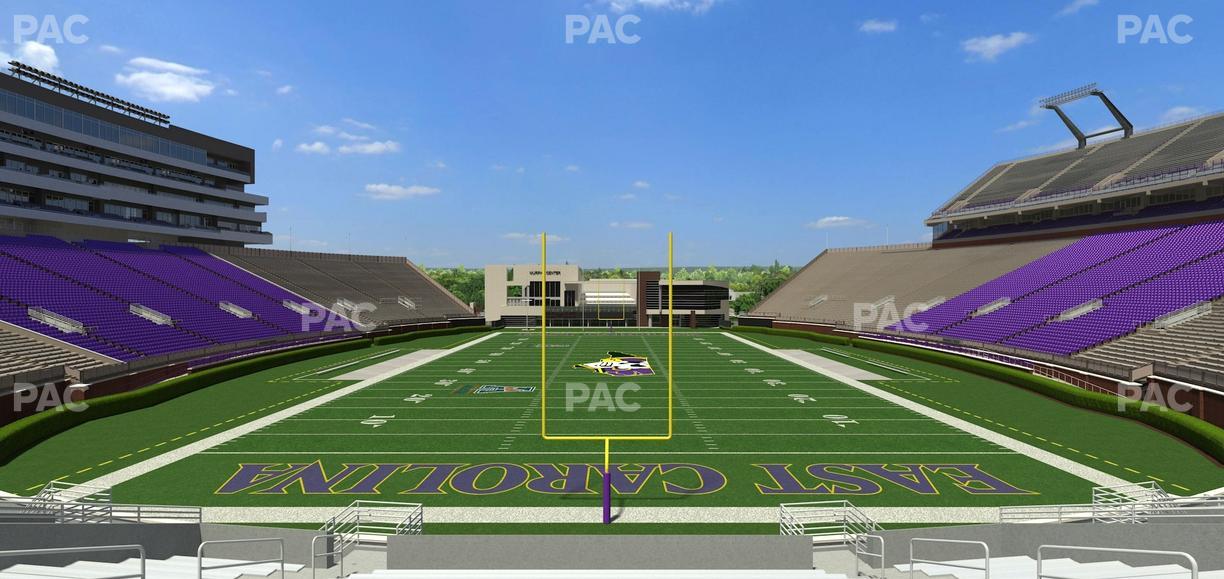 Dowdy-Ficklen Stadium - Section 27 Seat View