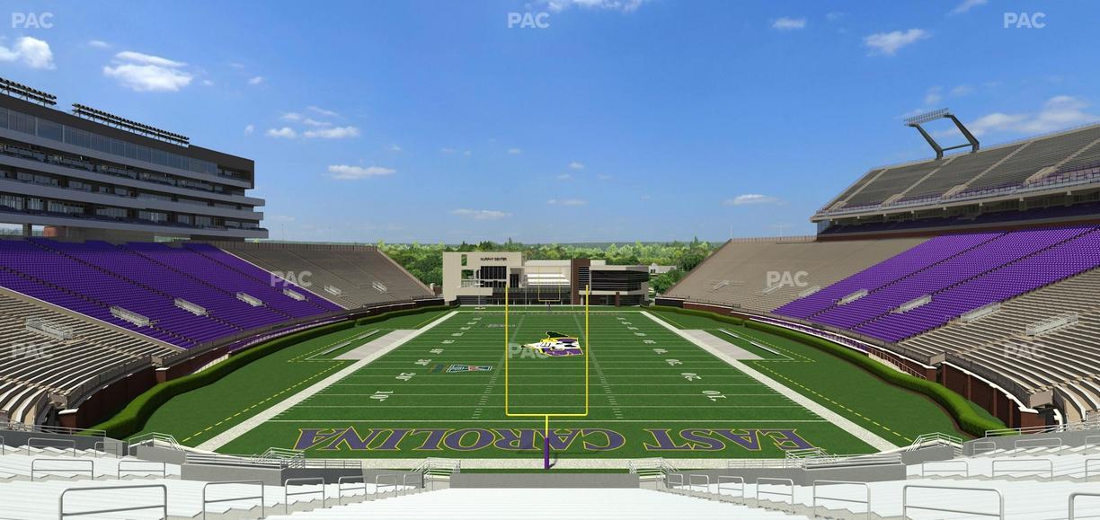 Dowdy-Ficklen Stadium - Section 27 Seat View